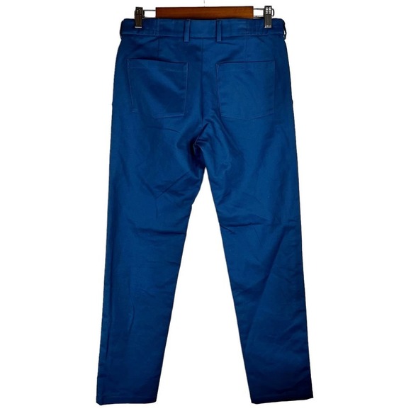 THE PHLUID PROJECT GENDER‎ INCLUSIVE CROSSOVER ANKLE PANT BLUE NWT SIZE SMALL - Picture 5 of 13